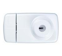 Abus 532733 7025 W Serrure de porte avec cylindre intérieur et extérieur Blanc