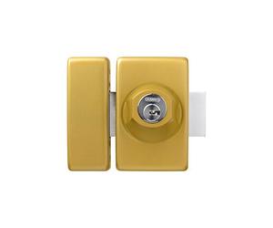 Verrou ABUS D6 45mm Bronze Cylindre-Cylindre avec cales, 5 clés réversibles
