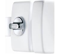 Verrou - ABUS - V83 CB 45 W EK - Coffre blanc, gâche en acier, pêne en acier chromé - Double cylindre