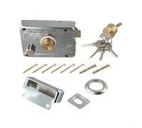 Verrou antivol pour porte extérieure en acier (ouverte à gauche)