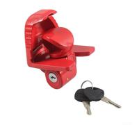 Verrou Attache Remorque Acier Ajustable Clés | Acier ajustable, cylindre en cuivre, résistant corrosion, 3 tailles compatibles, usage extérieur intense(Red)