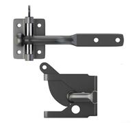 Verrou Automatique pour porte Acier Mat 40mm Verrou Automatique | Acier mat, finition lisse, résistant rouille, pour idéal extérieur humide, 40x45x25mm