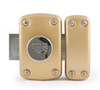 Verrou B5 bouton - cylindre 40mm s'entrouvrant KA1 3 clés - IFAM - 26402