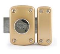 Verrou B5 bouton - cylindre 45mm s'entrouvrant KA1 3 clés - IFAM - 26452