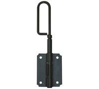 Verrou baïonnette à visser - D12 - L : 200 mm - platine - 80 X 60 x 1 mm -