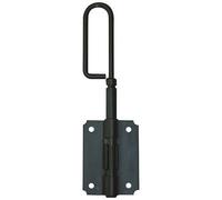 Verrou baïonnette à visser - D14 - L : 398 mm - platine - 90 X 66 x 1 mm -