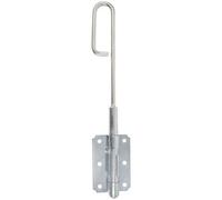 Verrou baïonnette à visser - D16 - L : 502 mm - platine - 95 x 67 x 1 mm -