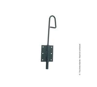 Verrou Baïonnette Acier Prépeint, H.300 X L.60 X P.20 Mm