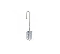 Verrou baïonnette acier zingué, H.400 x L.60 x P.20 mm Zingué