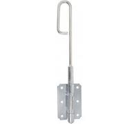 Verrou baïonnette acier zingué, H.500 x L.60 x P.20 mm Zingué G