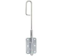 Verrou baïonnette acier zingué, H.300 x L.60 x P.20 mm Zingué
