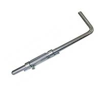 Verrou baionnette galvanisé L300 - Largeur 100 - Ø16mm