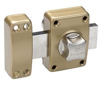 VERROU BRICARD ASTRAL BOUT/CYL 45MM DORE