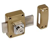VERROU BRICARD ASTRAL CYL/CYL 40MM DORE
