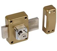 VERROU BRICARD ASTRAL CYL/CYL 45MM DORE