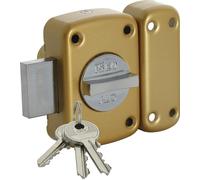 Verrou CITY 150 à bouton cylindre de 30mm - ISEO - 11250301 Noir G