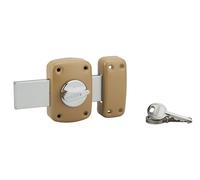 Verrou corvette bouton/cylindre 30p160, bronze