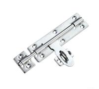 Verrou coulissant en acier inoxydable pour un montage sécurisé sur les portes d'abri de jardin et les points d'entrée d'atelier Construction robuste (20,3 cm)