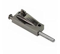 Verrou coulissant en alliage de zinc for porte - Verrou encastré robuste for la sécurité et la confidentialité des portes en bois et composites(Black)