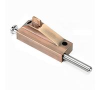 Verrou coulissant en alliage de zinc for porte - Verrou encastré robuste for la sécurité et la confidentialité des portes en bois et composites(Red patina)