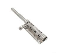 Verrou coulissant pour portes de salle de bain, toilettes, abri de jardin avec construction en acier inoxydable solide et finition chromée pour une fermeture sécurisée (20,3 cm)