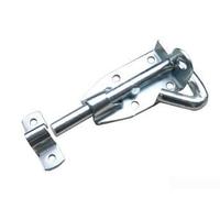 Verrou coulissant pour portes en bois, loquet de portail en acier galvanisé robuste avec revêtement antirouille, loquet de porte et fenêtre argenté de 15 cm (plaqué 15 cm)