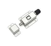 Verrou coulissant robuste en acier inoxydable, 1 pièce, verrou de porte sécurisé for la maison, les fenêtres et les clôtures.(304 mirror)