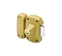 Verrou double entrée CYCLOP pêne de longueur 110 mm cylindre de 45 mm bronze VACHETTE 16243000