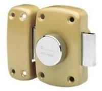 Vachette Verrou de porte CYCLOP – Bouton int. / Clé ext. – ø23×45 mm – Anti-crochetage – 3 clés