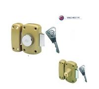 Verrou cyclope cylindre 45mm (porte bois-métal) Vachette
