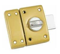 ABUS Verrou CLK CB 45 B EK - Coffre, gâche et pêne acier, cylindre laiton, finition avec visserie