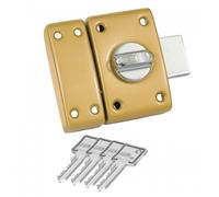 Verrou cylindre/bouton - 50 mm - bronze - Classik ABUS