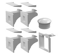 Verrou d'armoire à l'épreuve des | de sécurité adhésif pour tiroir, protection magnétique invisible pour meubles de maison, cuisine, placard, chambre à coucher