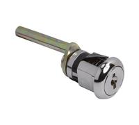 Verrou d'armoire triple en alliage de zinc pour classeurs, mécanisme à clé ronde avec 2 clés, installation facile et sécurité améliorée