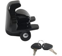Verrou d'attelage de remorque robuste pour coupleurs de 4,5 cm, 6,1 cm, 6,1 cm, alliage d'aluminium avec noyau de verrouillage en cuivre, sécurisé RV SUV pour caravane (noir)