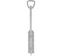 Verrou de barrière baionette 14x400mm à anneau zingué - - 9525212
