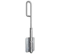 VERROU DE BAS DE PORTE OU PORTAIL A BAÏONNETTE ACIER ZINGUE 14 mm L. 300 mm