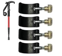 Verrou de bâton de randonnée - Collier de serrage réglable pour bâton de randonnée, fixation de rechange avec levier en aluminium, mécanisme de prise en main sécurisée, matériel de réparation compact