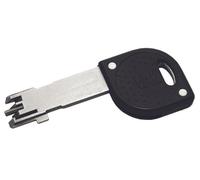 Verrou de blocage à bouton double entrée gauche finition marron VAK KLEOPS 0702S0006