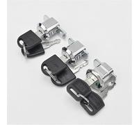 Verrou de boîte à outils en alliage avec déverrouillage de tiroir de placard avec rotation à 180 °, finition chromée, pour un rangement sécurisé des outils dans les ateliers et les garages