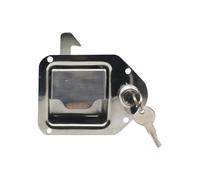 Verrou de boîte à outils, loquet de remorque en acier inoxydable, mécanisme de porte sécurisé avec clés, fermeture robuste pour boîtes de générateur, camping-cars, armoires industrielles, conteneurs