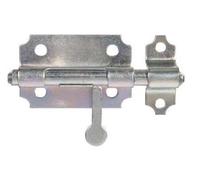 Verrou de box bouton poire diamètre 14mm bichromaté - - M-498143