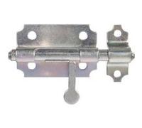 Verrou de box bouton poire diamètre 16mm bichromaté - - M-498163