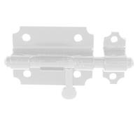 Verrou de box bouton poire diamètre 18mm zingué blanc - JARDINIER MASSARD - M-498143 Noir G