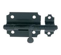 Verrou de box bouton poire diamètre 8mm zingué noir - JARDINIER MASSARD - 9520203 Noir G