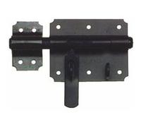 Verrou de box porte cadenas 16 mm noir - JARDINIER MASSARD - 9521183