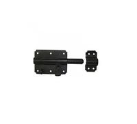 Verrou de box porte cadenas acier prépeint, H.70 x L.140 x P.24 mm