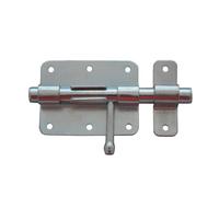Verrou de box - zingué blanc - pêne de 12 mm BOURG INDUSTRIES