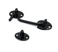 Verrou de cabine robuste en acier inoxydable pour portails et portes d'abri de jardin avec support silencieux pour une rétention fiable dans les environnements domestiques et agricoles (10,2 cm)