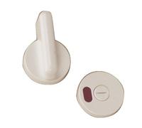 Verrou de cabine - rond - pour porte affleurante - gris - 840.01 NORMBAU